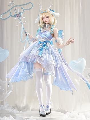 王者荣耀瑶·大耳狗之梦角色Cosplay服饰展示